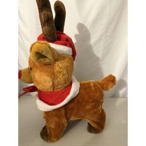 Animated Rainbow Reindeer Plush Sings Christmas Song